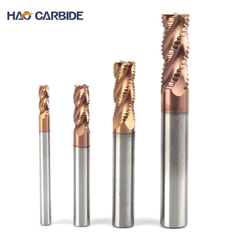 HRC55 4F Roughing End Mill 2 HRC55 4F Roughing End Mill - Image 2
