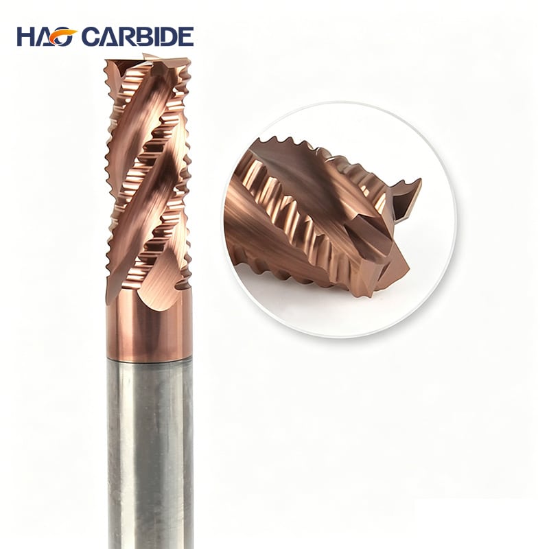 HRC55 4F Roughing End Mill 3 HRC55 4F Roughing End Mill - Image 3