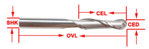 2F Spiral Ball Nose End Mill 5 2F SPIRAL BALL NOSE END MILL