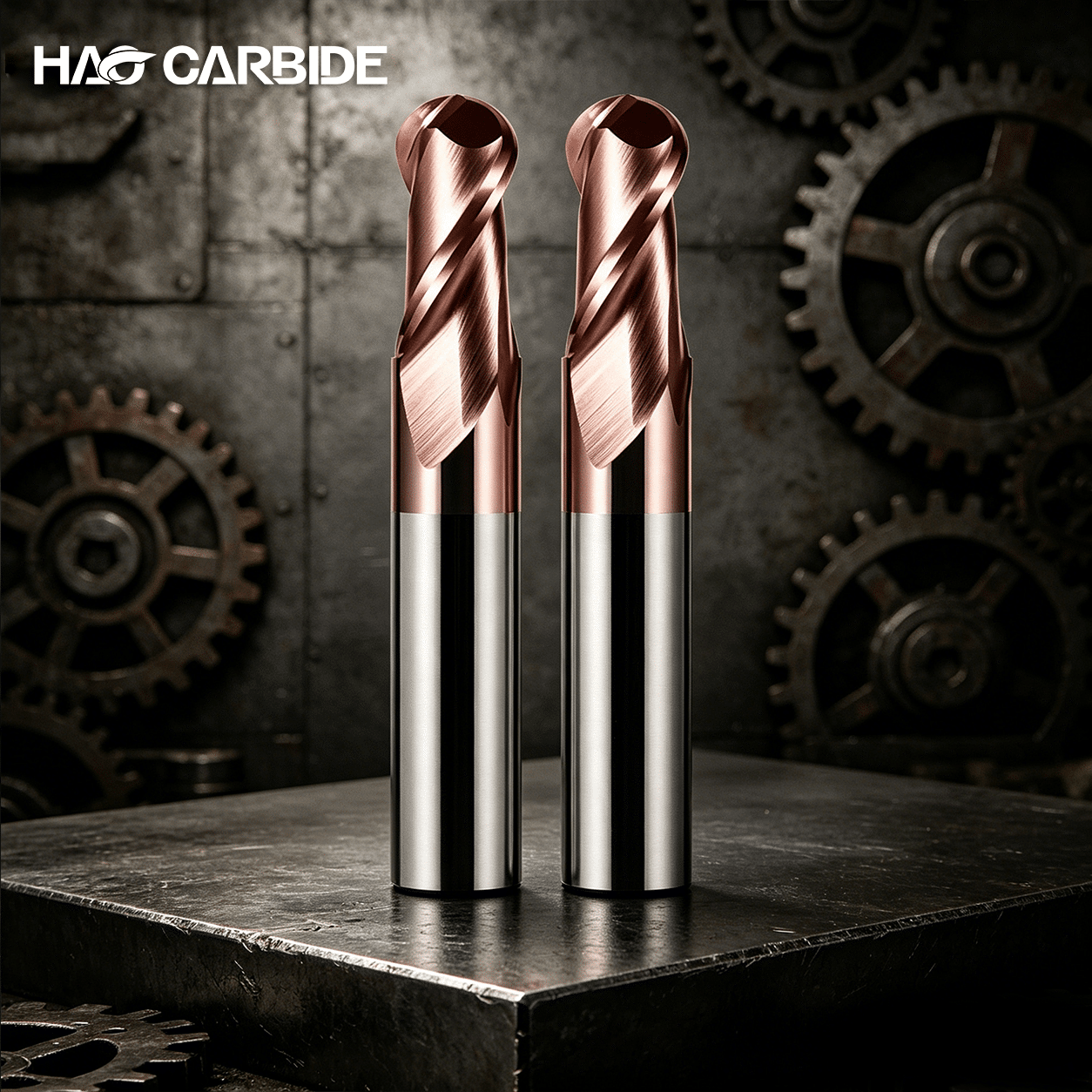 HRC60 2F Ball Nose End Mill 2 HRC60 2F Ball Nose End Mill - Image 2