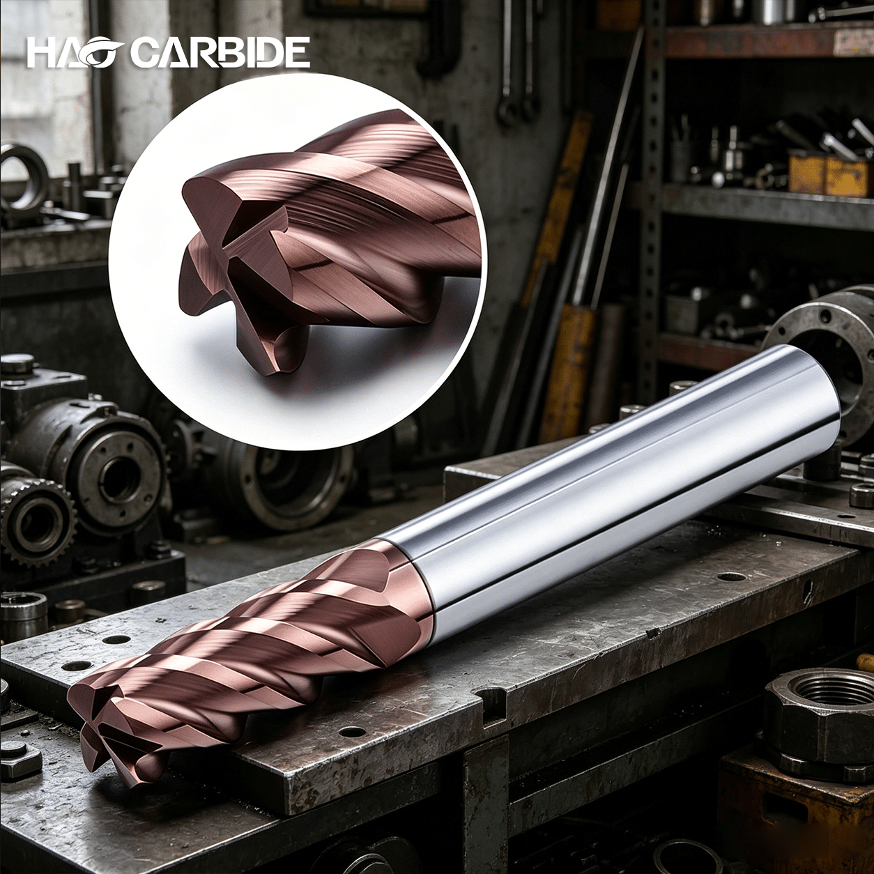 HRC60 4F Corner Radius End Mill 3 HRC60 4F Corner Radius End Mill - Image 3