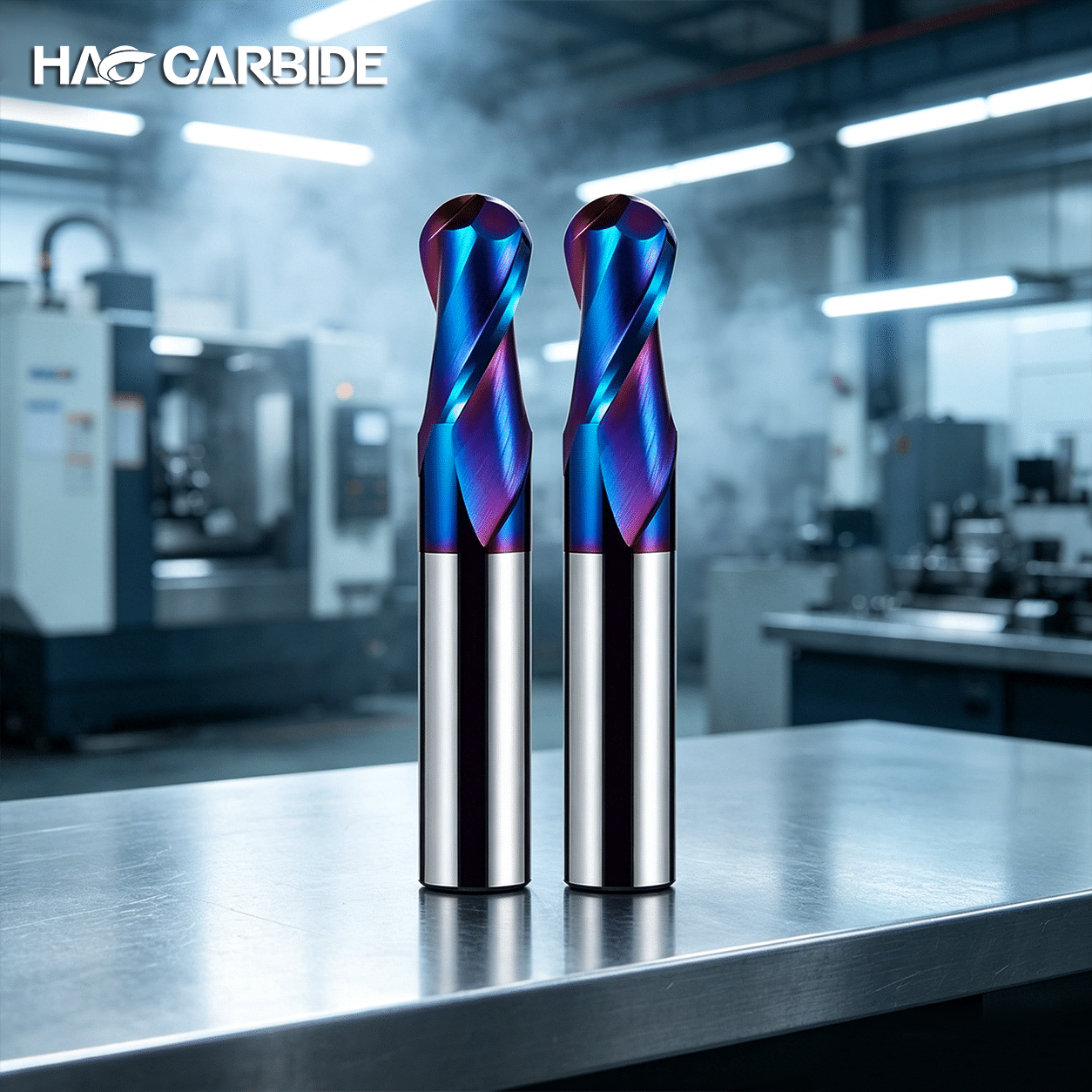 HRC65 2F Ball Nose End Mill 2 HRC65 2F Ball Nose End Mill - Image 2