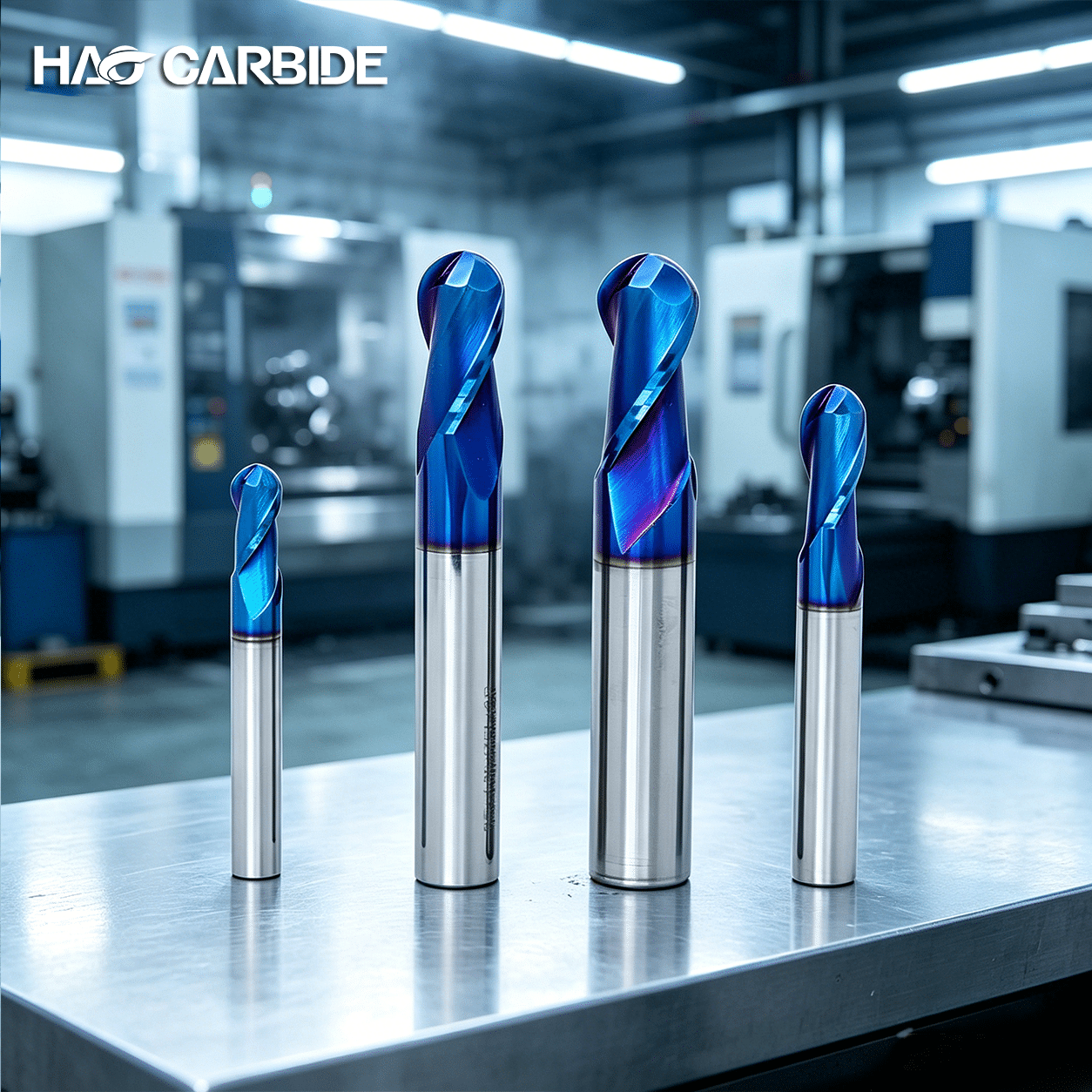 HRC65 2F Ball Nose End Mill 4 HRC65 2F Ball Nose End Mill - Image 4
