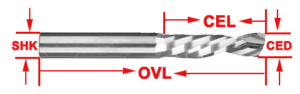 ONE FLUTE UPDOWN CUTTER