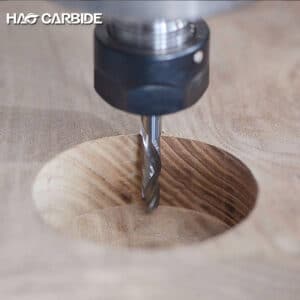 Aluminum Single End Mill - DLC Coated 8 Single Up & Down Cutter